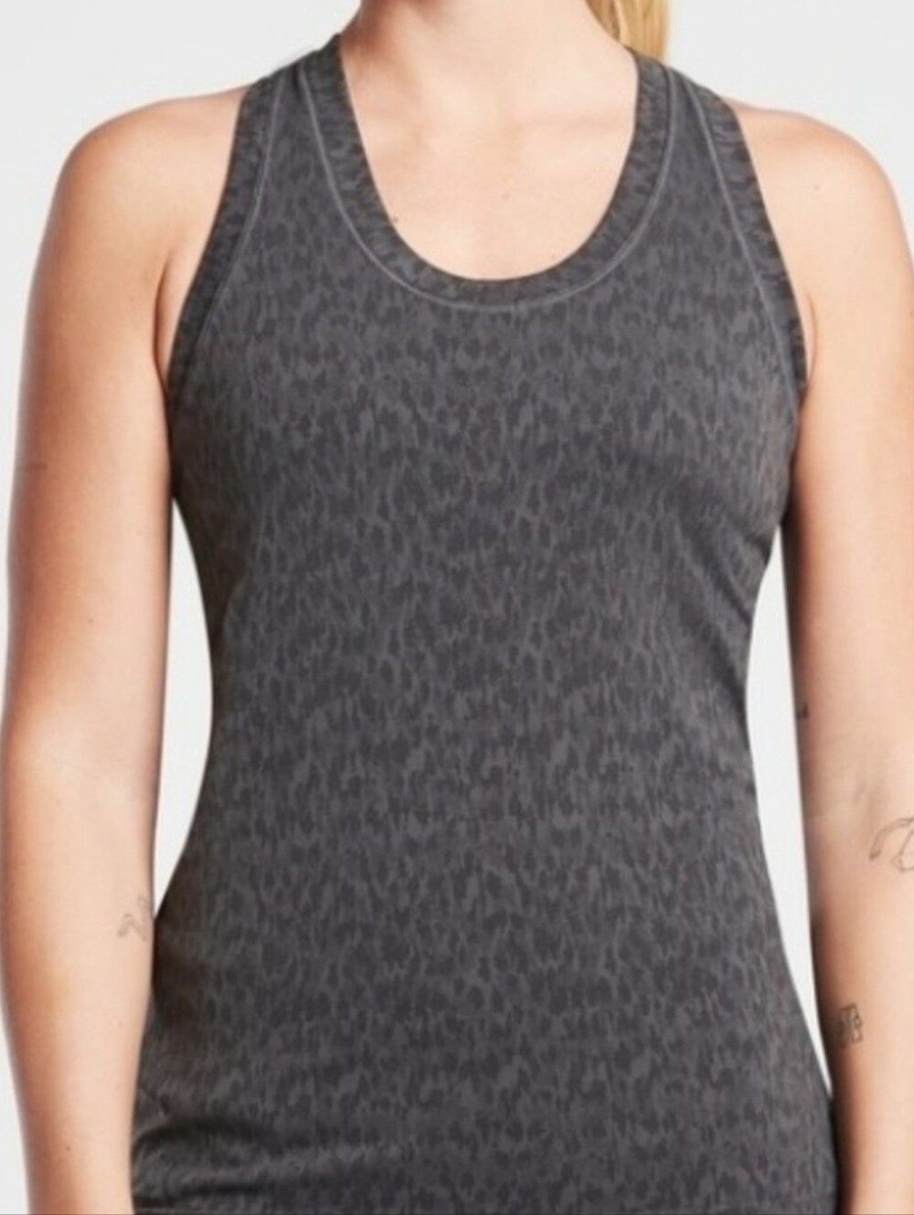 Athleta Momentum Tank Top, Animal Print - Small